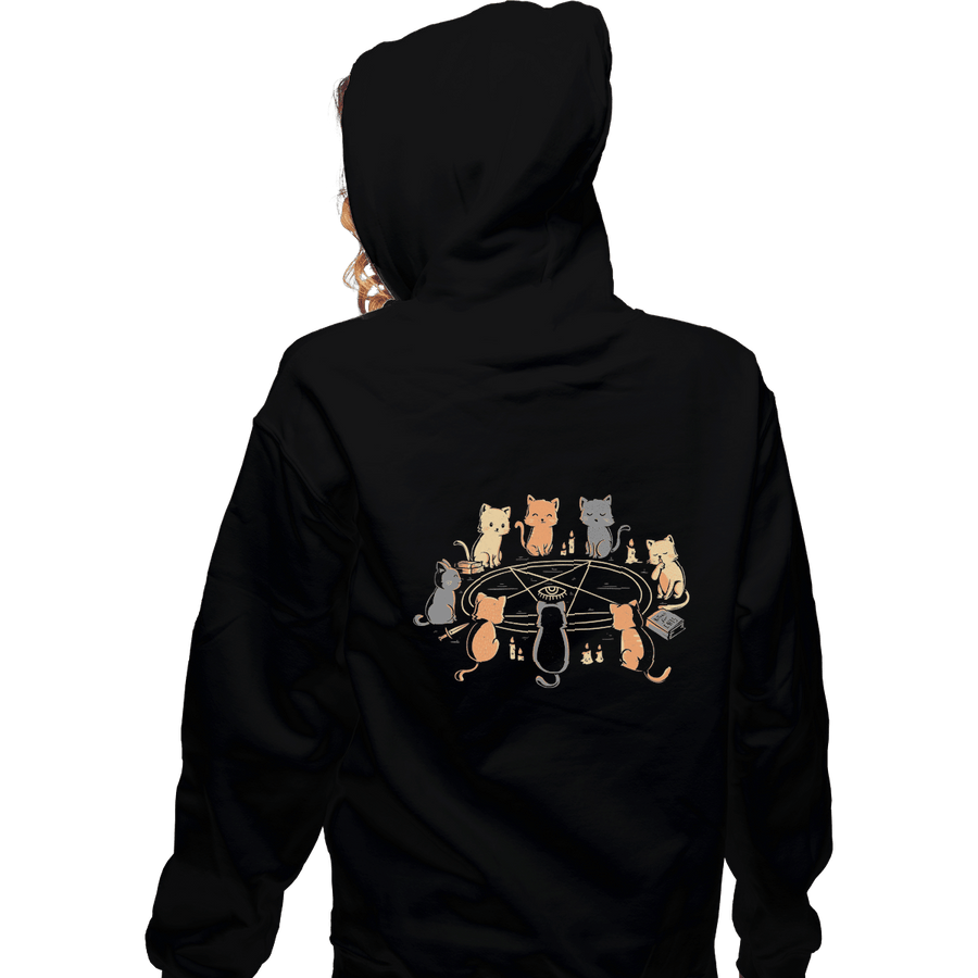 Shirts Zippered Hoodies, Unisex / Small / Black Cat Ritual