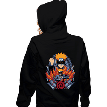 Load image into Gallery viewer, Daily_Deal_Shirts Zippered Hoodies, Unisex / Small / Black Ninja Crest

