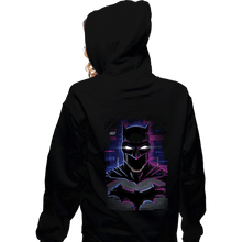 Load image into Gallery viewer, Daily_Deal_Shirts Zippered Hoodies, Unisex / Small / Black Glitch Batman
