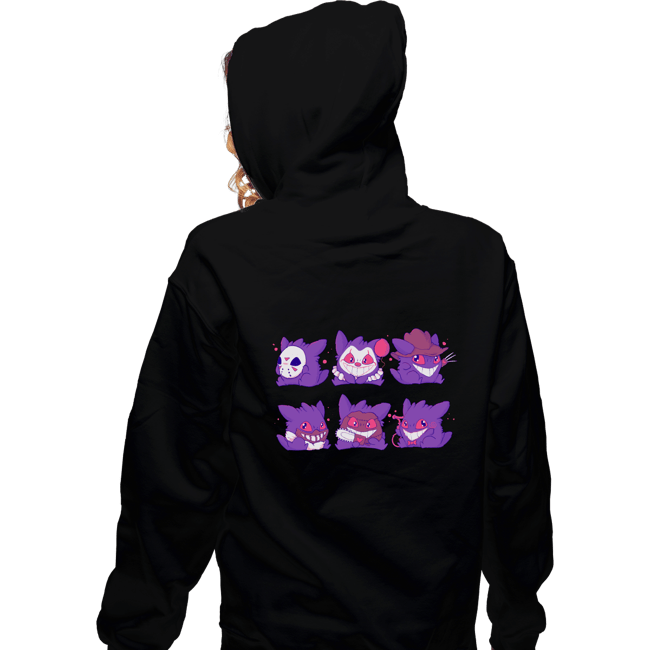 Secret_Shirts Zippered Hoodies, Unisex / Small / Black Horror Gengars