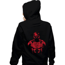 Load image into Gallery viewer, Shirts Zippered Hoodies, Unisex / Small / Black The Man Without Fear
