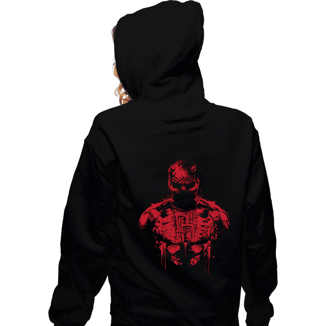 Shirts Zippered Hoodies, Unisex / Small / Black The Man Without Fear