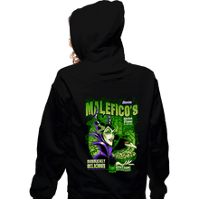 Load image into Gallery viewer, Shirts Zippered Hoodies, Unisex / Small / Black Maleficent Cereal
