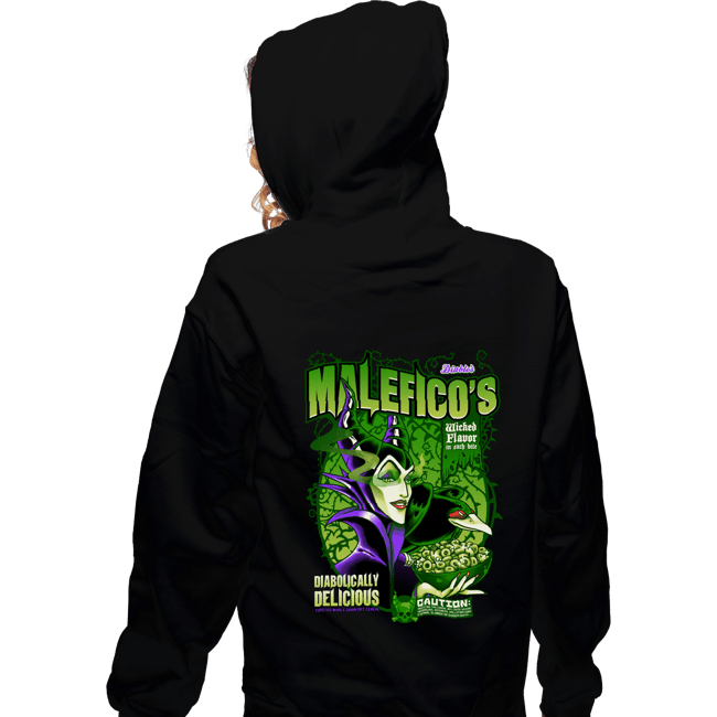 Shirts Zippered Hoodies, Unisex / Small / Black Maleficent Cereal