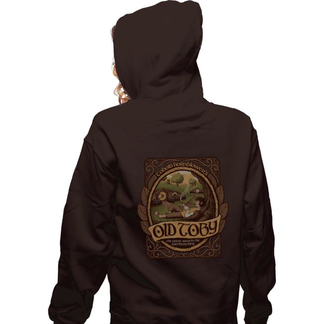 Shirts Zippered Hoodies, Unisex / Small / Dark Chocolate Old Toby