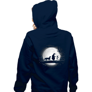 Shirts Zippered Hoodies, Unisex / Small / Navy Hakuna Matata In The Jungle