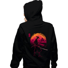 Load image into Gallery viewer, Daily_Deal_Shirts Zippered Hoodies, Unisex / Small / Black Revenge Of The Ronin
