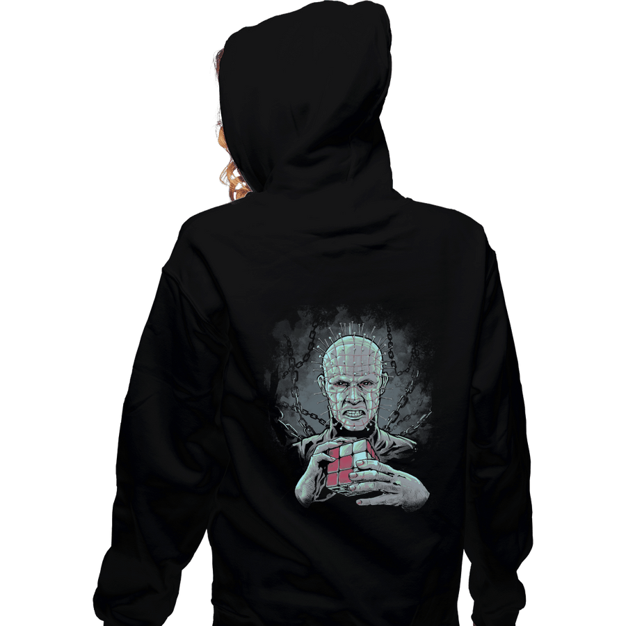 Shirts Zippered Hoodies, Unisex / Small / Black Hell Cube