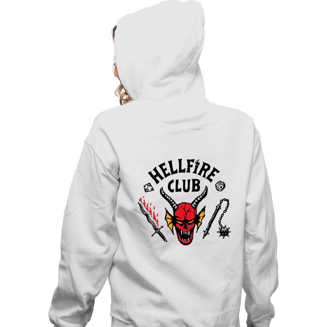 Secret_Shirts Zippered Hoodies, Unisex / Small / White Hellfire Club