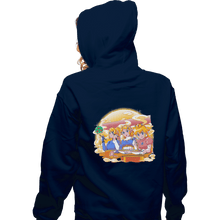 Load image into Gallery viewer, Shirts Pullover Hoodies, Unisex / Small / Navy Ramen Cart
