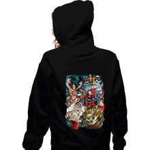 Load image into Gallery viewer, Secret_Shirts Zippered Hoodies, Unisex / Small / Black Saturday Villains
