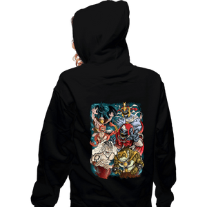 Secret_Shirts Zippered Hoodies, Unisex / Small / Black Saturday Villains