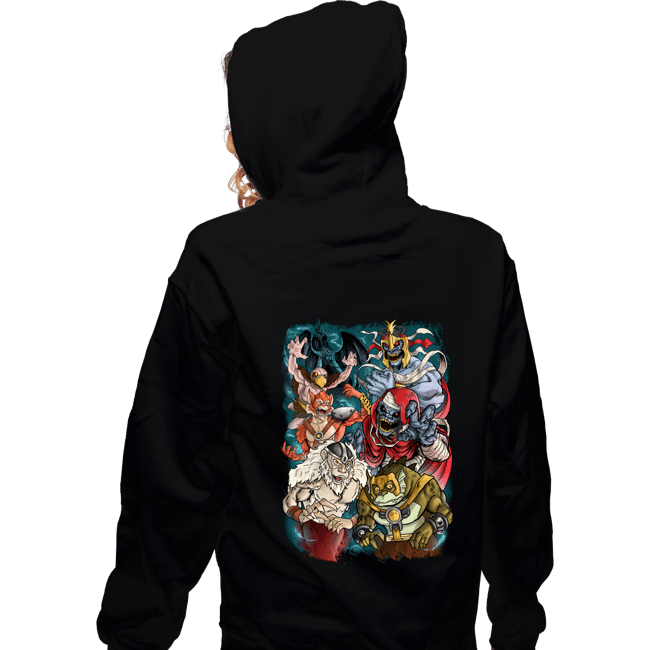 Secret_Shirts Zippered Hoodies, Unisex / Small / Black Saturday Villains