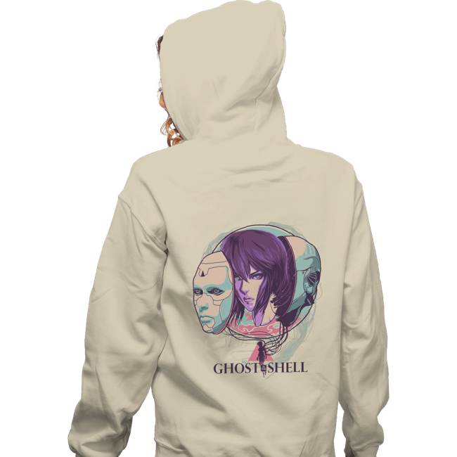 Daily_Deal_Shirts Zippered Hoodies, Unisex / Small / White Ghost In The Shell