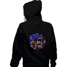 Load image into Gallery viewer, Daily_Deal_Shirts Zippered Hoodies, Unisex / Small / Black Neon Mr. Sparkle
