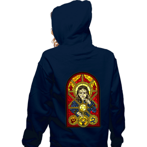 Shirts Zippered Hoodies, Unisex / Small / Navy Sun Saint