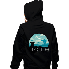 Load image into Gallery viewer, Shirts Zippered Hoodies, Unisex / Small / Black Icey Planet
