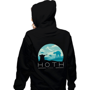 Shirts Zippered Hoodies, Unisex / Small / Black Icey Planet