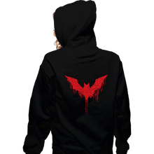 Load image into Gallery viewer, Daily_Deal_Shirts Zippered Hoodies, Unisex / Small / Black Future Bat Graffiti
