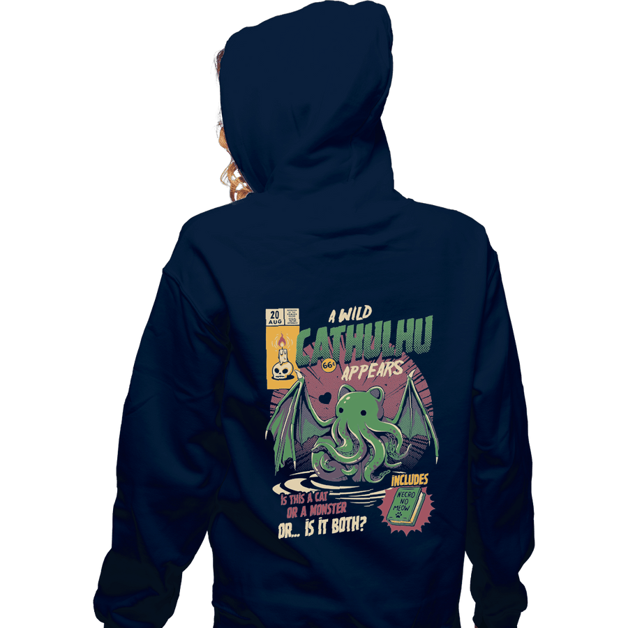Shirts Pullover Hoodies, Unisex / Small / Navy Cathulhu