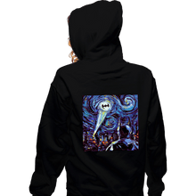 Load image into Gallery viewer, Daily_Deal_Shirts Zippered Hoodies, Unisex / Small / Black Van Gogh Never Saved Gotham
