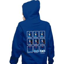 Load image into Gallery viewer, Daily_Deal_Shirts Zippered Hoodies, Unisex / Small / Royal Blue The Many Faces of Cobra Commander
