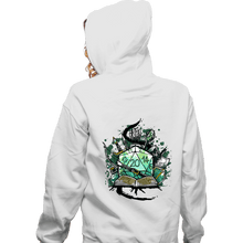 Load image into Gallery viewer, Shirts Zippered Hoodies, Unisex / Small / White Dice Sketch
