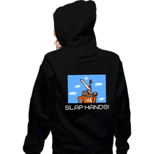 Load image into Gallery viewer, Daily_Deal_Shirts Zippered Hoodies, Unisex / Small / Black Slap Hands!
