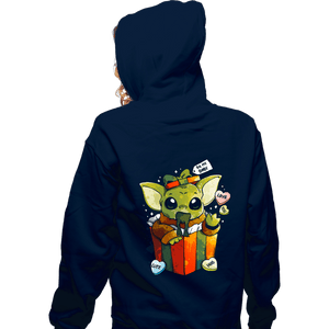 Daily_Deal_Shirts Zippered Hoodies, Unisex / Small / Navy Be My Baby