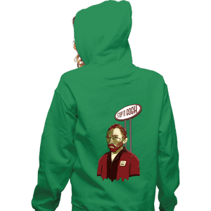 Shirts Zippered Hoodies, Unisex / Small / Irish Green Stop 'N Gogh