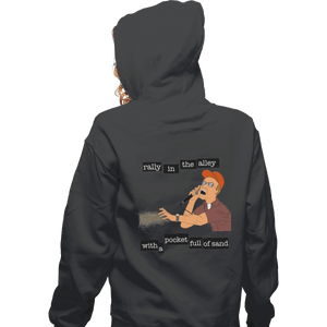 Shirts Zippered Hoodies, Unisex / Small / Dark heather Pocket Full Of Sand