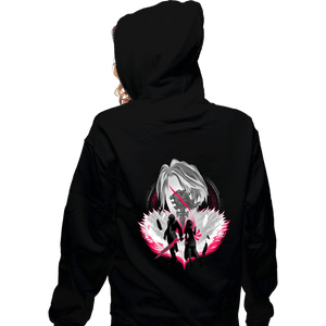 Shirts Zippered Hoodies, Unisex / Small / Black Gunblade Silhouette