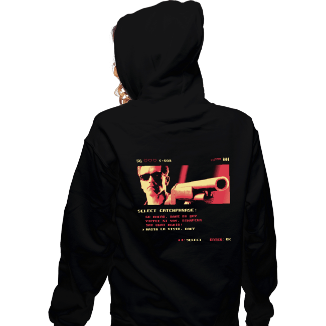 Shirts Zippered Hoodies, Unisex / Small / Black Hasta La Vista Select