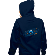 Load image into Gallery viewer, Daily_Deal_Shirts Zippered Hoodies, Unisex / Small / Navy Cookie Orbit
