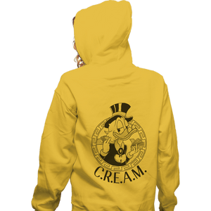 Secret_Shirts Zippered Hoodies, Unisex / Small / White Cream Yo