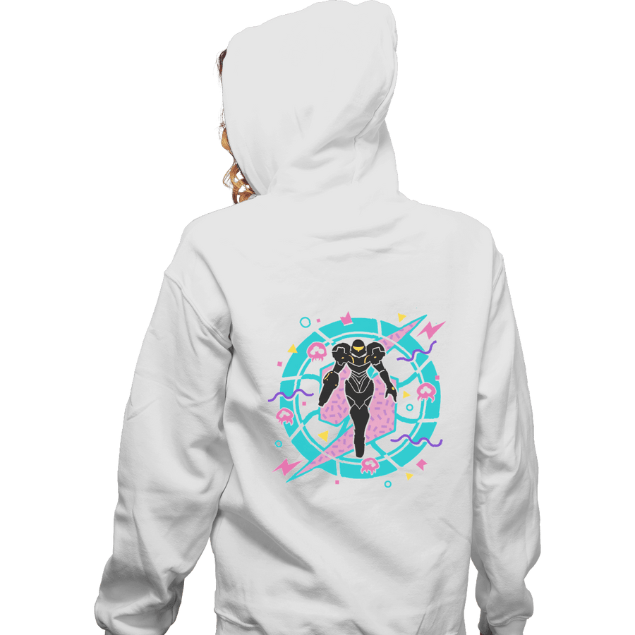 Shirts Zippered Hoodies, Unisex / Small / White 90's Samus