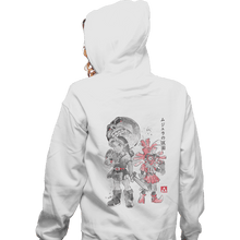 Load image into Gallery viewer, Shirts Zippered Hoodies, Unisex / Small / White Majora&#39;s Sumi-e

