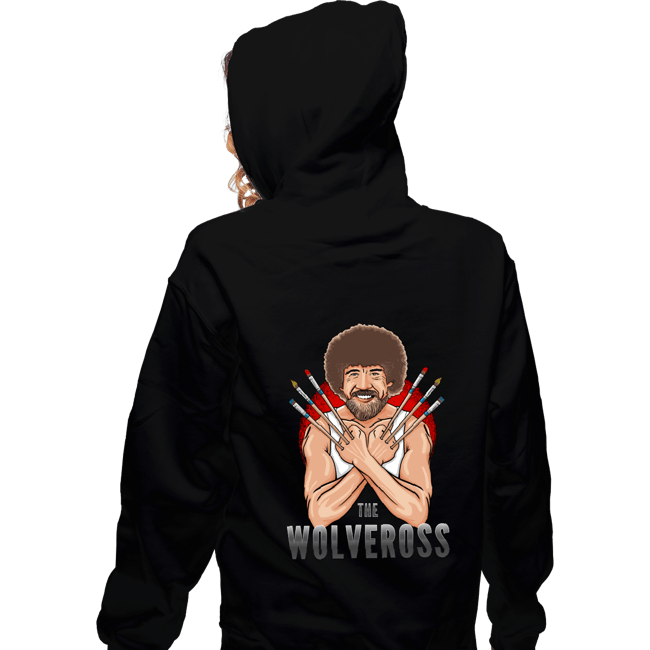 Daily_Deal_Shirts Zippered Hoodies, Unisex / Small / Black The Wolveross