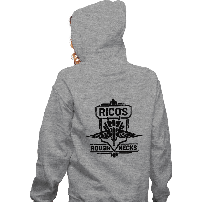Secret_Shirts Zippered Hoodies, Unisex / Small / Sports Grey Rico's Roughnecks!