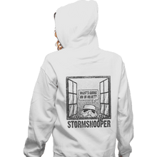 Load image into Gallery viewer, Shirts Zippered Hoodies, Unisex / Small / White Storm Snooper
