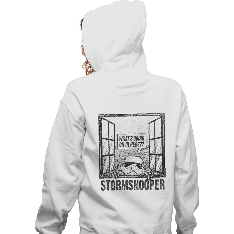 Shirts Zippered Hoodies, Unisex / Small / White Storm Snooper