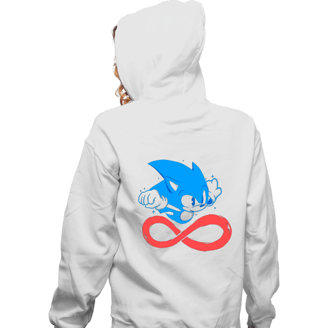 Secret_Shirts Zippered Hoodies, Unisex / Small / White Fastest Hedgehog!