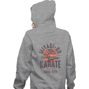 Shirts Pullover Hoodies, Unisex / Small / Sports Grey Miyagi-Do