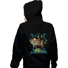 Load image into Gallery viewer, Daily_Deal_Shirts Zippered Hoodies, Unisex / Small / Black Mystery Squad
