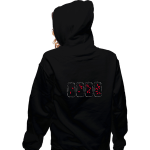 Shirts Zippered Hoodies, Unisex / Small / Black Alien Countdown