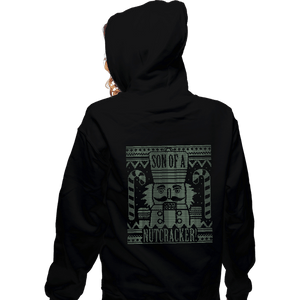 Shirts Zippered Hoodies, Unisex / Small / Black Son of a Nut Cracker