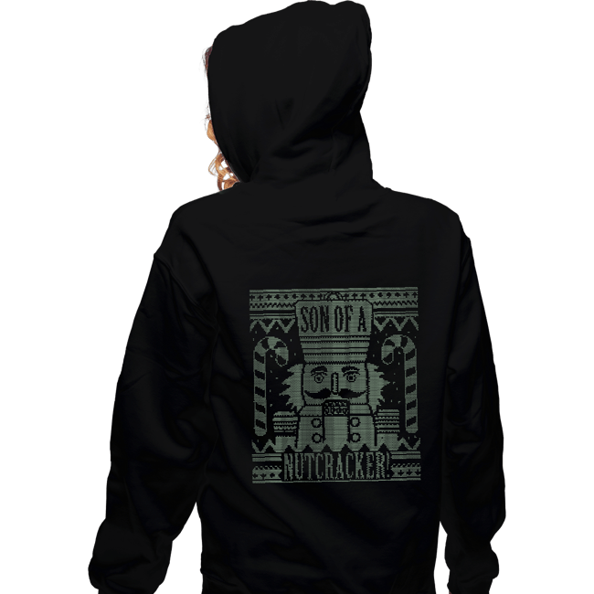 Shirts Zippered Hoodies, Unisex / Small / Black Son of a Nut Cracker