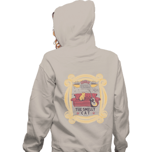 Shirts Zippered Hoodies, Unisex / Small / White Smelly Cat