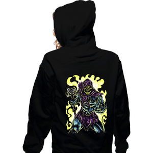 Daily_Deal_Shirts Zippered Hoodies, Unisex / Small / Black Skull King of Eternia