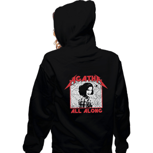 Shirts Zippered Hoodies, Unisex / Small / Black Agatha Metal